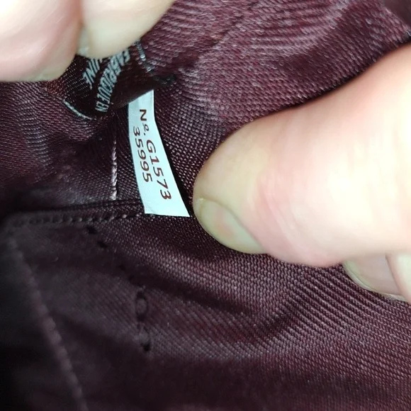 Coach Mini Swagger 2015 35995 Metallic Berry Leather Crossbody $350 Retail EUC - Picture 2 of 16